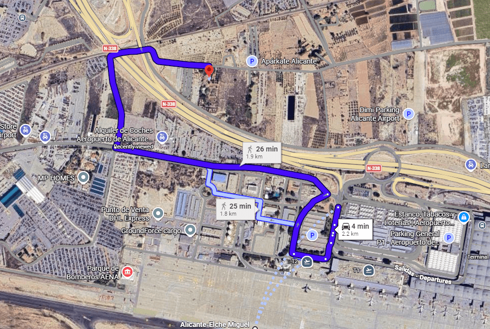 Distance from Alicante Airport: approximately 4 minutes by car