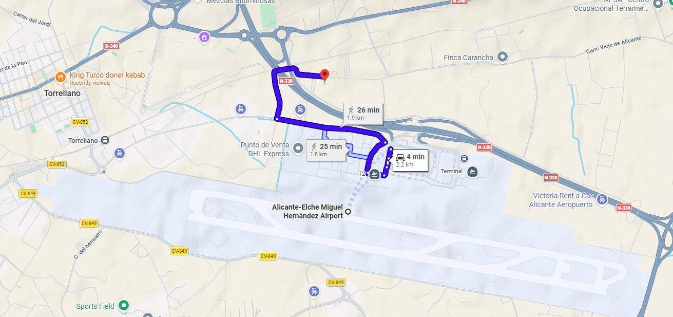 Parking Alicante Aeropuerto – Just 4 Minutes from the Terminal