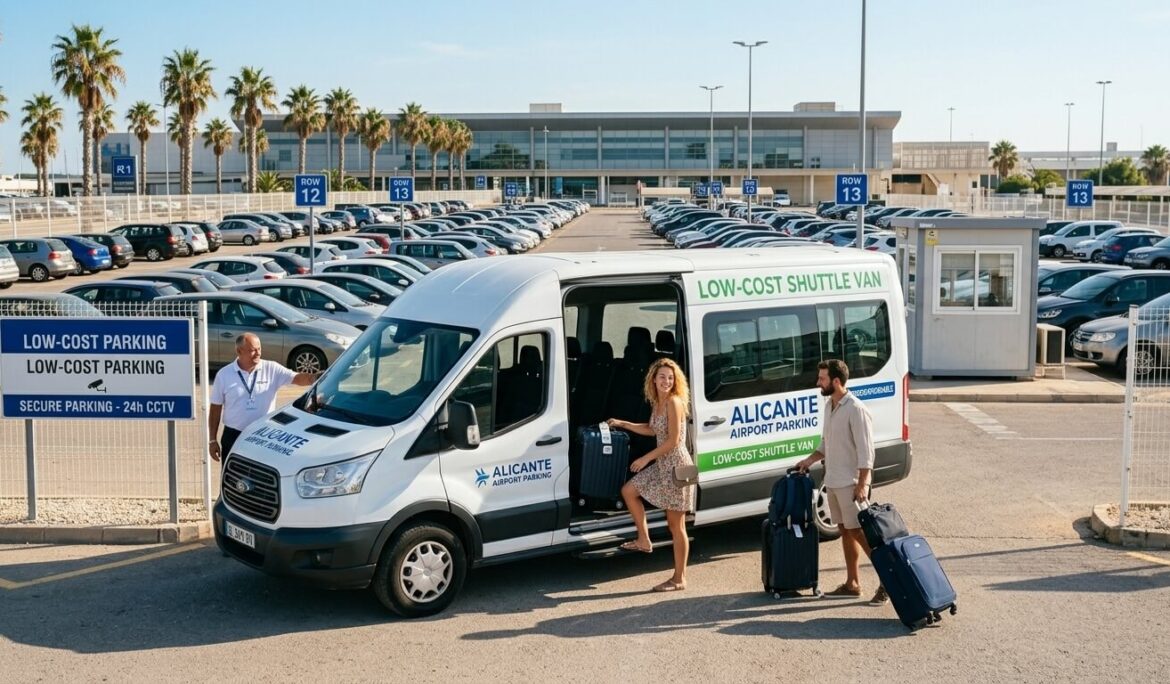 Parking aeropuerto Alicante barato con servicio de lanzadera cerca del aeropuerto
